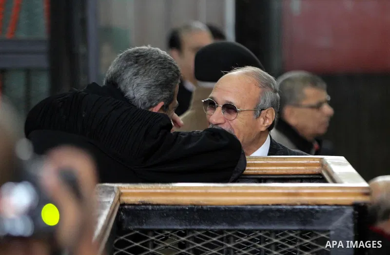 Egyptian former interior minister Habib al-Adly attends his trial on the charges of corruption, in Cairo, Egypt on February 7, 2016. Habib al-Adly served as interior minister of Egypt from 1997 to 2011, he was the longes...