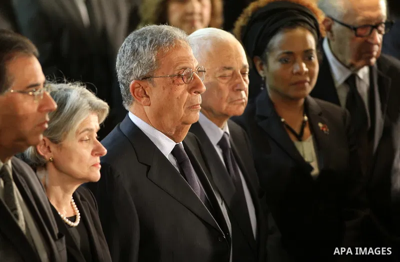 Mourners attend the funeral of former UN secretary-general Boutros Boutros-Ghali at the St Peter and St Paul Orthodox church that was built by his family in Cairo's Abbasiya district, on February 18, 2016. Egypt's politi...