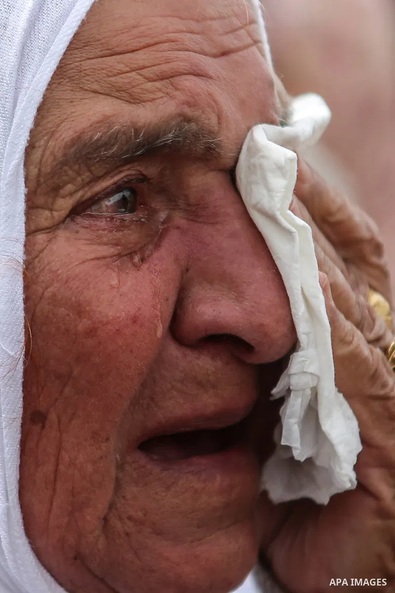 Relatives of Abed Hammad, 20, who was shot dead by Israeli forces, mourn during his funeral in the West Bank village of Silwad, Feb. 20, 2016. Hammad was one of three Palestinians to be killed by Israeli forces on Friday...