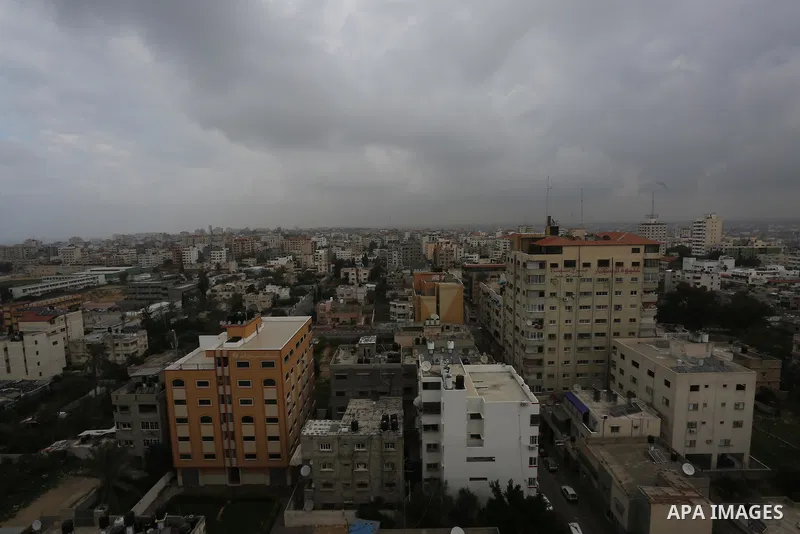 A general view show the Gaza city, on February 21, 2016. Photo by Mohammed Asad