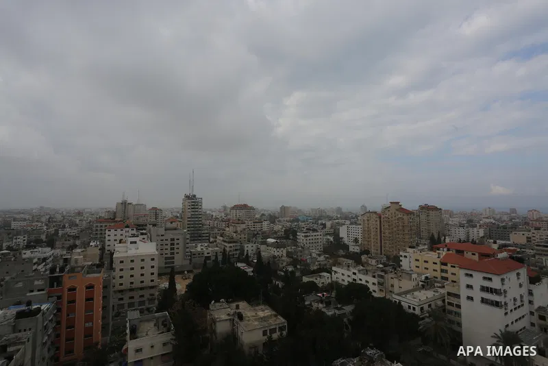 A general view show the Gaza city, on February 21, 2016. Photo by Mohammed Asad