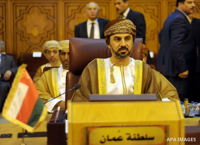 Heads of parliament for Arab countries attend the press conference, at League of Arab States, in Cairo, Egypt, on Feb. 24, 2016. Photo by Amr Sayed