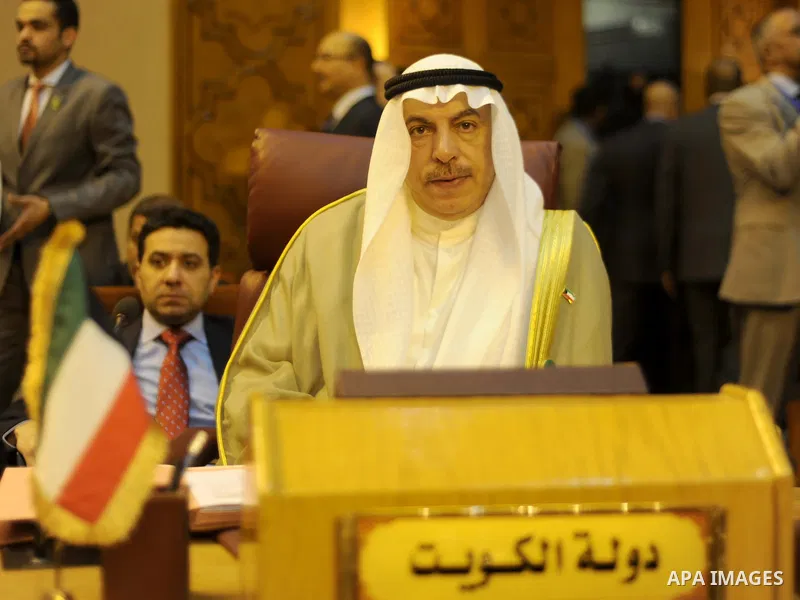Heads of parliament for Arab countries attend the press conference, at League of Arab States, in Cairo, Egypt, on Feb. 24, 2016. Photo by Amr Sayed