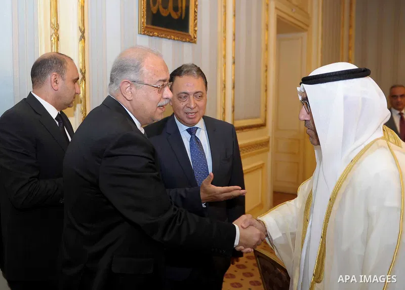 Egyptian Prime Minister Sharif Ismail meets with Arab's health ministers in Cairo, Egypt on March 03, 2016. Photo by Sranger