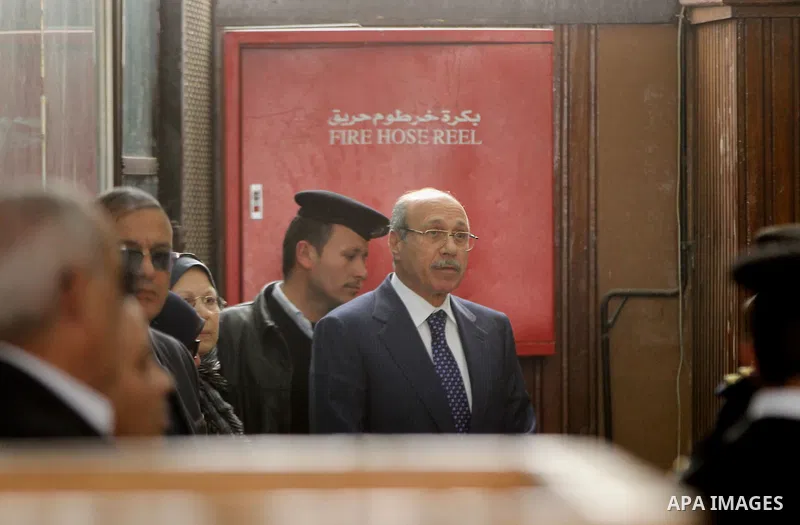 Egyptian former interior minister Habib al-Adly attends his trial on the charges of corruption, in Cairo, Egypt on March 13, 2016. Habib al-Adly served as interior minister of Egypt from 1997 to 2011, he was the longest...