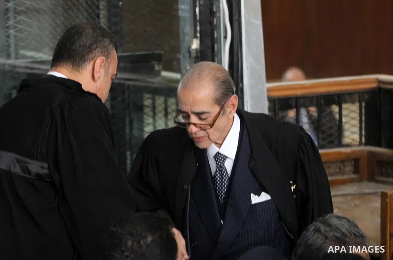 Egyptian Lawyer Farid el-Deeb attends the trial of Egyptian former interior minister Habib al-Adly on the charges of corruption, in Cairo, Egypt on March 13, 2016. Habib al-Adly served as interior minister of Egypt from...