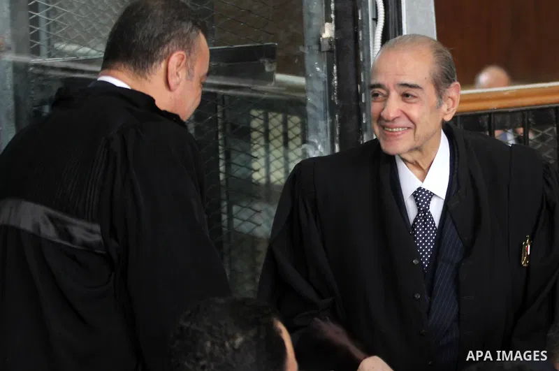 Egyptian Lawyer Farid el-Deeb attends the trial of Egyptian former interior minister Habib al-Adly on the charges of corruption, in Cairo, Egypt on March 13, 2016. Habib al-Adly served as interior minister of Egypt from...