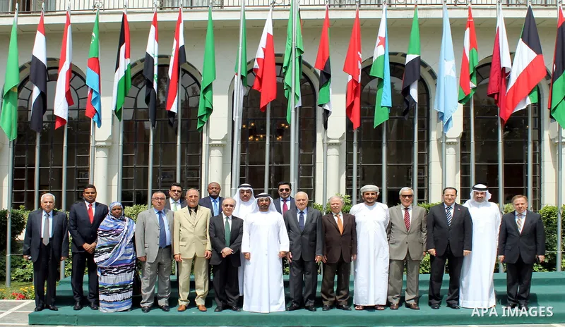 Mohammed bin Nakhira Al Dhaheri, the UAE’s Ambassador to Egypt and Permanent Representative to the Arab League, attends his farewell ceremony at League of Arab States in Cairo, Egypt, on March 27, 2016. Photo by Stranger