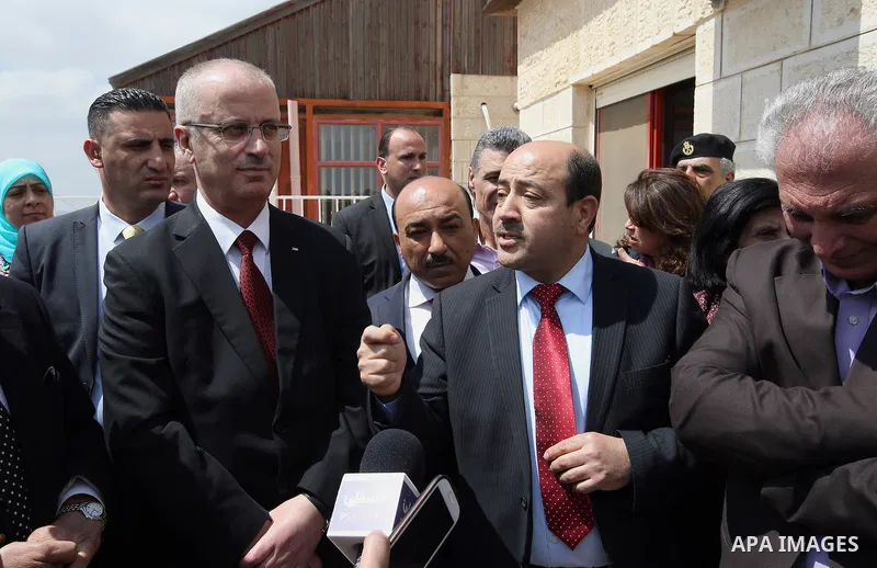 Palestinian Prime Minister, Rami Hamdallah, opens National School of administration, in the West Bank city of Ramallah, on March 30, 2016. Photo by Prime Minister Office