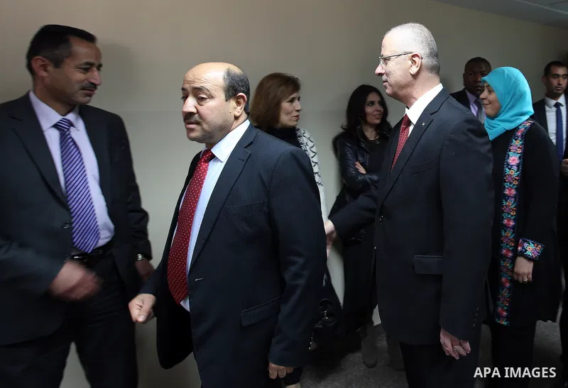 Palestinian Prime Minister, Rami Hamdallah, opens National School of administration, in the West Bank city of Ramallah, on March 30, 2016. Photo by Prime Minister Office