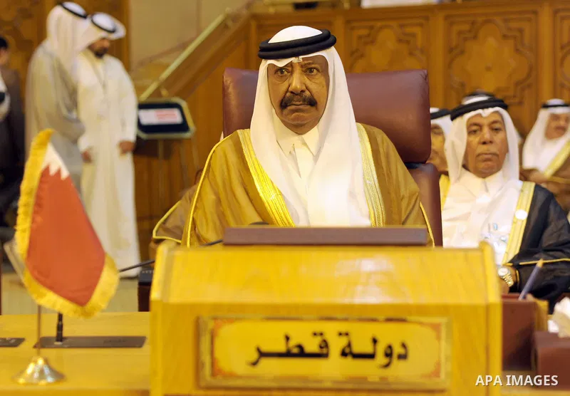 Heads of parliament for Arab countries attend a meeting at the Arab League's headquarters in the Egyptian capital, Cairo, on April 10, 2016. Photo by Stranger