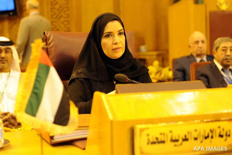 Heads of parliament for Arab countries attend a meeting at the Arab League's headquarters in the Egyptian capital, Cairo, on April 10, 2016. Photo by Stranger