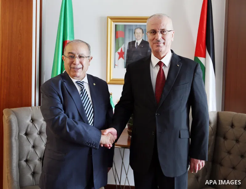 Palestinian Prime Minister Rami Hamdallah, during his visit to Algeria, on April 18, 2016. Photo by Prime Minister Office