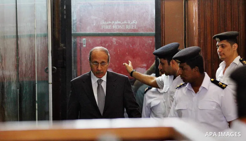 Egyptian former interior minister Habib al-Adly attends his trial on the charges of corruption, in Cairo, Egypt on April 19, 2016. Habib al-Adly served as interior minister of Egypt from 1997 to 2011, he was the longest...