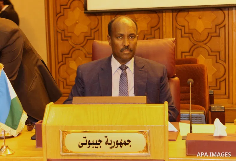 Permanent delegates of Arab countries in League of Arab States attend a meeting at the Arab League headquarters to discuss the Israeli Prime Minister's remarks Benjamin Netanyahu about Golan Heights in Cairo, Egypt, on A...