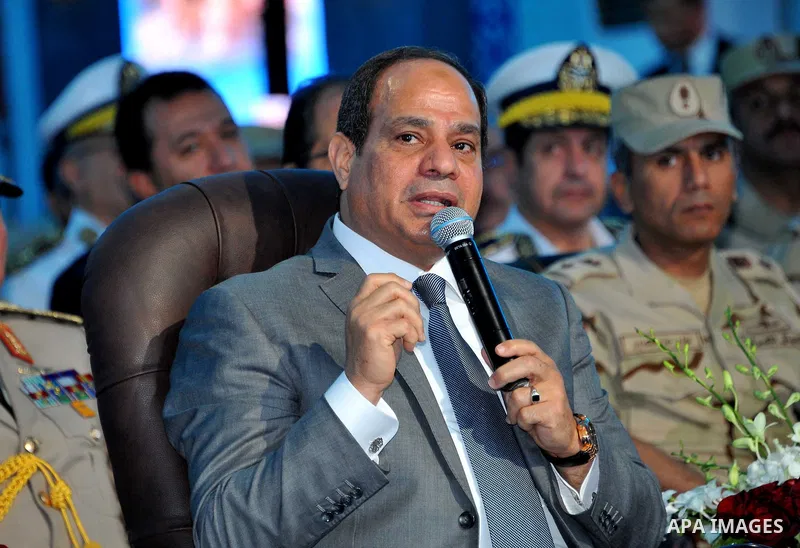 Egyptian President Abdel Fattah al-Sisi attends the opening of projects in Cairo, Egypt, on May 12, 2016. Photo by Egyptian President Office