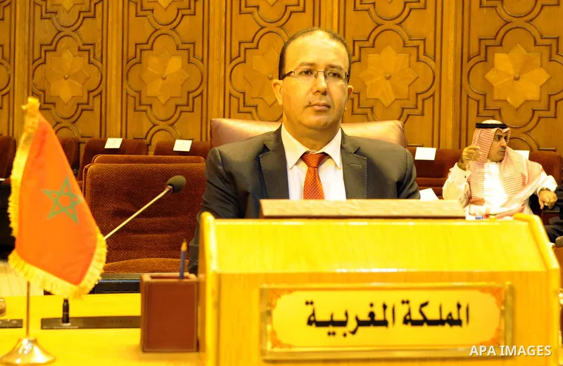 Permanent delegation of Arab countries in League of Arab States attend a meeting at the Arab League headquarters in Cairo, Egypt, on May 18, 2016. Photo by Stranger