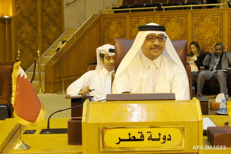 Permanent delegation of Arab countries in League of Arab States attend a meeting at the Arab League headquarters in Cairo, Egypt, on May 18, 2016. Photo by Stranger