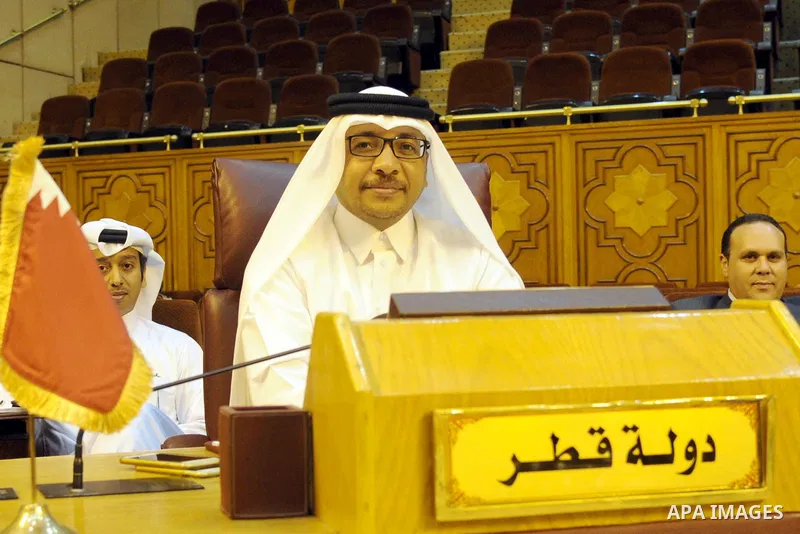 Permanent delegation of Arab countries in League of Arab States attend a meeting at the Arab League headquarters in Cairo, Egypt, on May 18, 2016. Photo by Stranger
