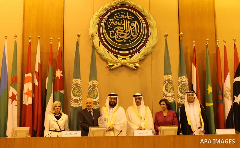 Arab Ministers of Media attend a meeting at the Arab League headquarters in Cairo, Egypt, on May 25, 2016. Photo by Stranger