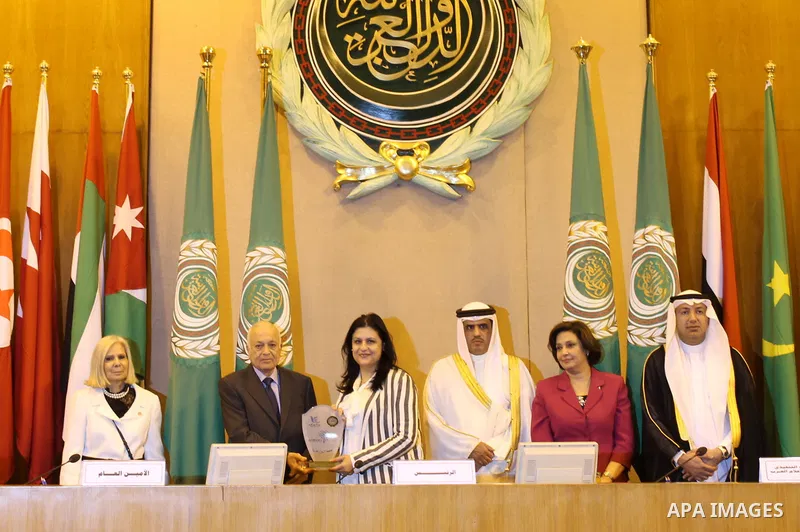 Arab Ministers of Media attend a meeting at the Arab League headquarters in Cairo, Egypt, on May 25, 2016. Photo by Stranger