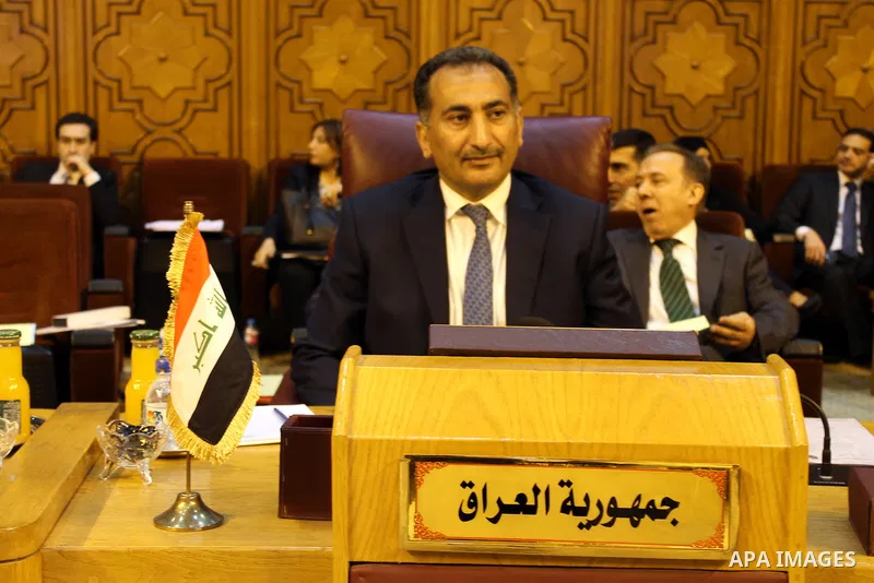 Arab Foreign Ministers attend a meeting to discuss a French peace initiative in Cairo on May 28, 2016. Photo by Egyptian President Office