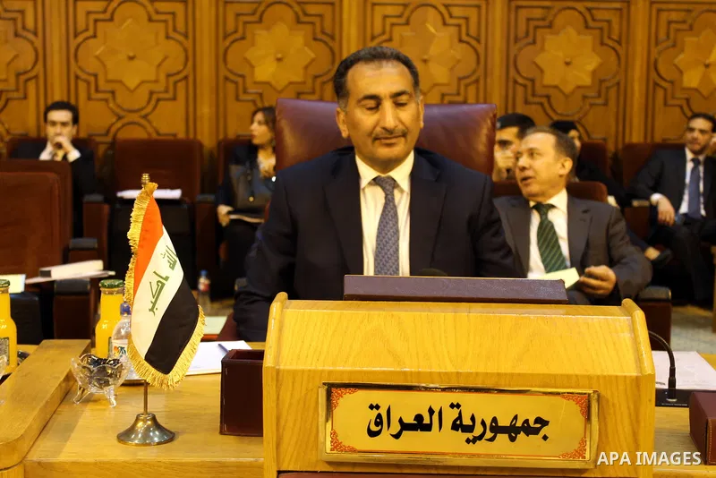 Arab Foreign Ministers attend a meeting to discuss a French peace initiative in Cairo on May 28, 2016. Photo by Egyptian President Office