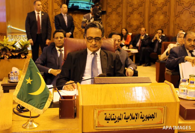 Arab Foreign Ministers attend a meeting to discuss a French peace initiative in Cairo on May 28, 2016. Photo by Egyptian President Office