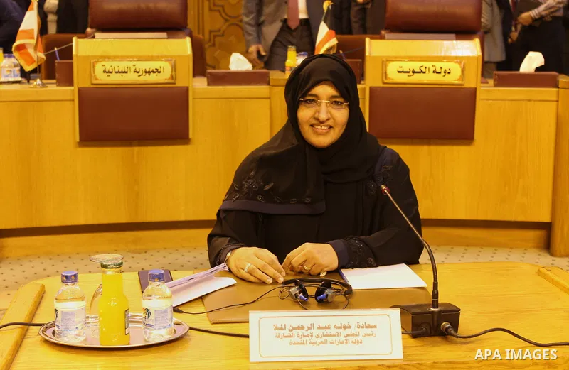 Heads of parliament for Arab countries attend a meeting at the Arab League's headquarters in the Egyptian capital, Cairo, on May 31, 2016. Photo by Stringer