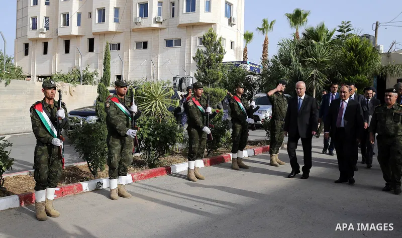 Palestinian Prime Minister, Rami Hamdallah, meets with security chiefs, in the West Bank city of Jenin, on June 03, 2016. Photo by Prime Minister Office