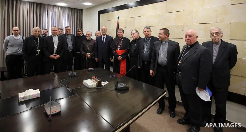 Palestinian Prime Minister, Rami Hamdallah, meets with the delegation Italian, in the West Bank city of Ramallah, on june 8, 2016. Photo by Prime Minister Office