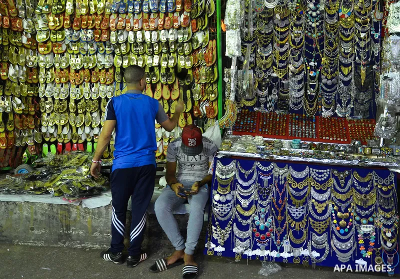 Egyptians shop at a market during the holy fasting month of Ramadan in the old Islamic area of Cairo, Egypt, on June 10, 2016. Ramadan is sacred to Muslims because it is during that month that tradition says the Koran wa...