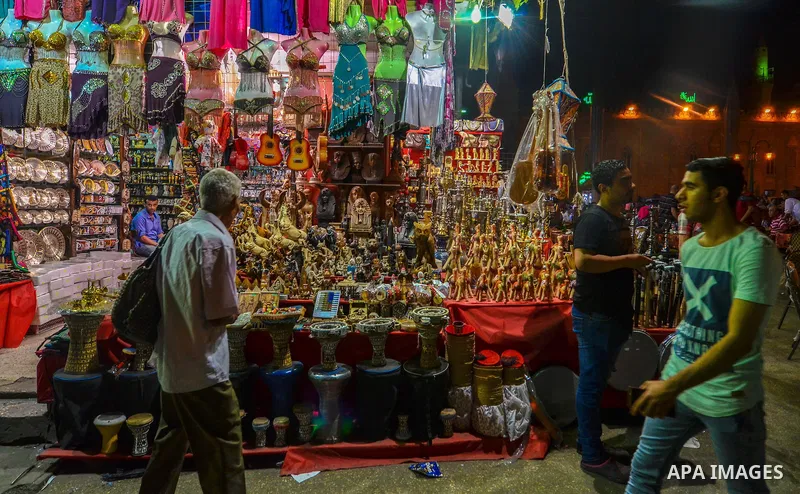 Egyptians shop at a market during the holy fasting month of Ramadan in the old Islamic area of Cairo, Egypt, on June 10, 2016. Ramadan is sacred to Muslims because it is during that month that tradition says the Koran wa...