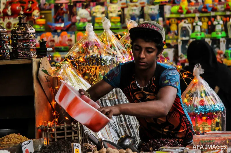 Egyptians shop at a market on the holy month of Ramadan in Cairo, Egypt, on June 24,2016. Muslims around the world refrain from eating, drinking and sexual intercourse from dawn till dusk during Ramadan, the holiest mont...
