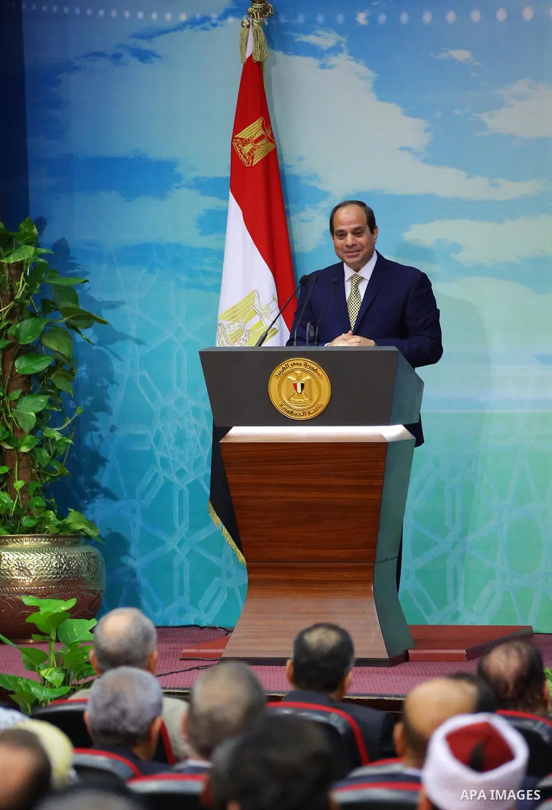 Egyptian President Abdel-Fattah al-Sisi attends a ceremony to honor the servants of Quran, during the Muslim holy month of Ramadan, in Cairo, on June 29, 2016. Photo by Egyptian President Office