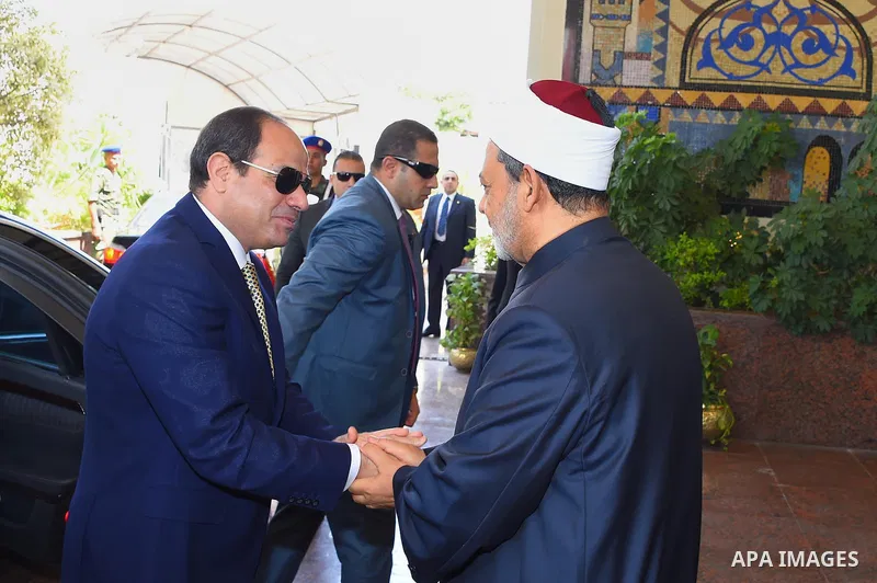 Egyptian President Abdel-Fattah al-Sisi attends a ceremony to honor the servants of Quran, during the Muslim holy month of Ramadan, in Cairo, on June 29, 2016. Photo by Egyptian President Office