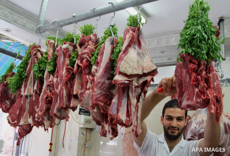 Palestinians shop at a market ahead of the Eid al-Fitr holiday, in Jerusalem old city, on July 3, 2016. Eid al-Fitr marks the end of Muslim's holy fasting month of Ramadan when faithfuls abstain from eating, drinking, sm...