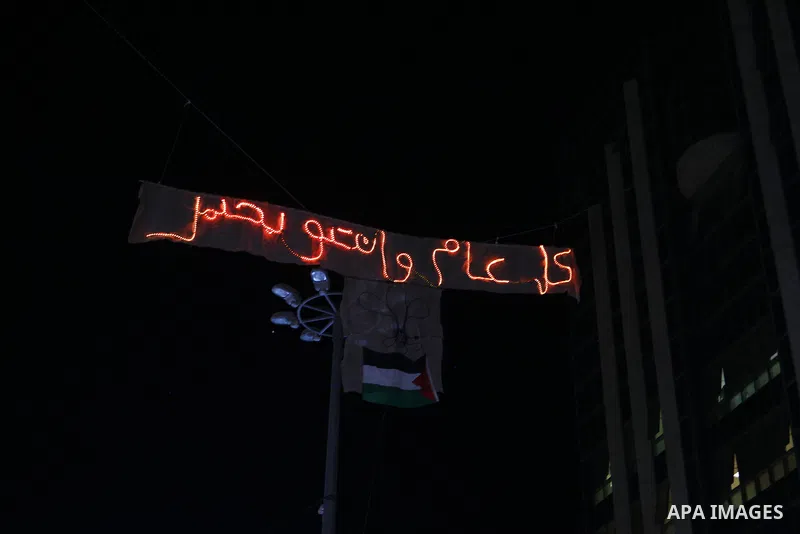 Palestinians shop at market ahead of the Eid al-Fitr holiday in the West Bank city of Hebron, on July 05, 2016, as Muslims the world over prepare to celebrate Eid al-Fitr, starting with the with the sighting of the new m...
