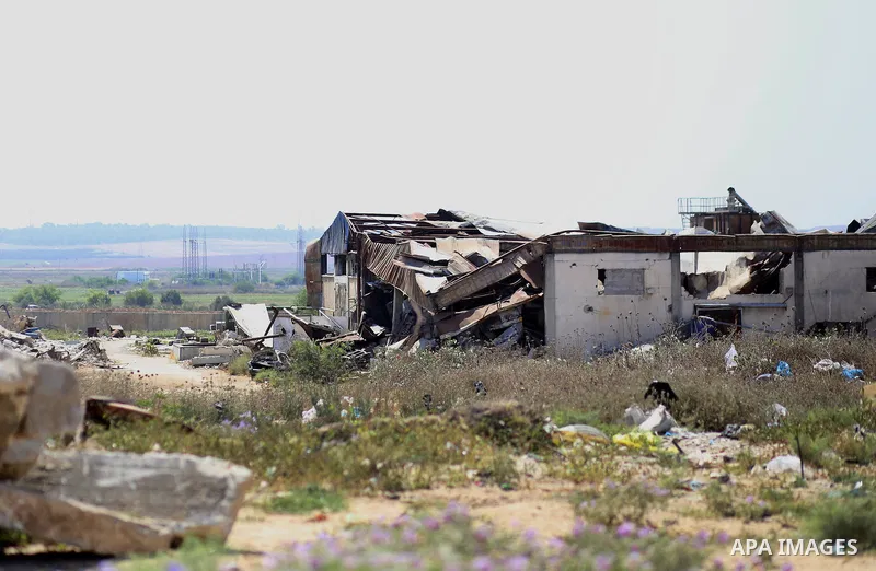 A general view show the houses, which was damaged during the 50-day Israeli war on Gaza Strip last summer, in Shejaiya neighborhood in Gaza city July 9, 2016. July 8th marks the two-year anniversary of the war between Is...