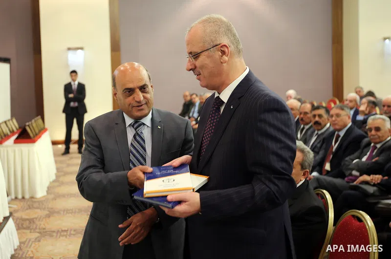 Palestinian Prime Minister Rami Hamdallah delivers a speech during the opening of the Seventh Judicial Conference, in the West Bank city of Ramallah july 17, 2016. Photo by Prime Minister Office