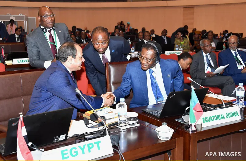 Egyptian President Abdel Fattah al-Sisi Participate in the African summit meetings, in in Kigali, Rwanda, on July 18, 2016. Photo by Egyptian President Office