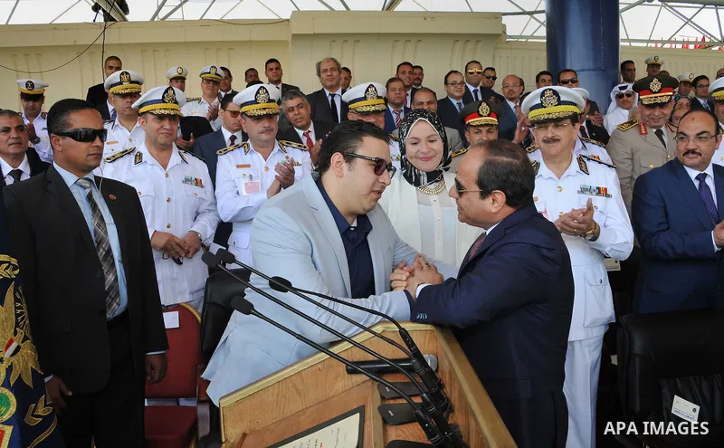 Egyptian President Abdel Fattah al-Sisi attends a graduation ceremony of the police officers academy in Cairo, Egypt July 19, 2016. Photo by Egyptian President Office