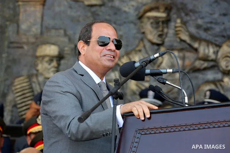 Egyptian President Abdel Fattah al-Sisi attends the graduation of 83 aviation and military science at the Air Force Academy in Cairo, Egypt July 20, 2016. Photo by Egyptian President Office