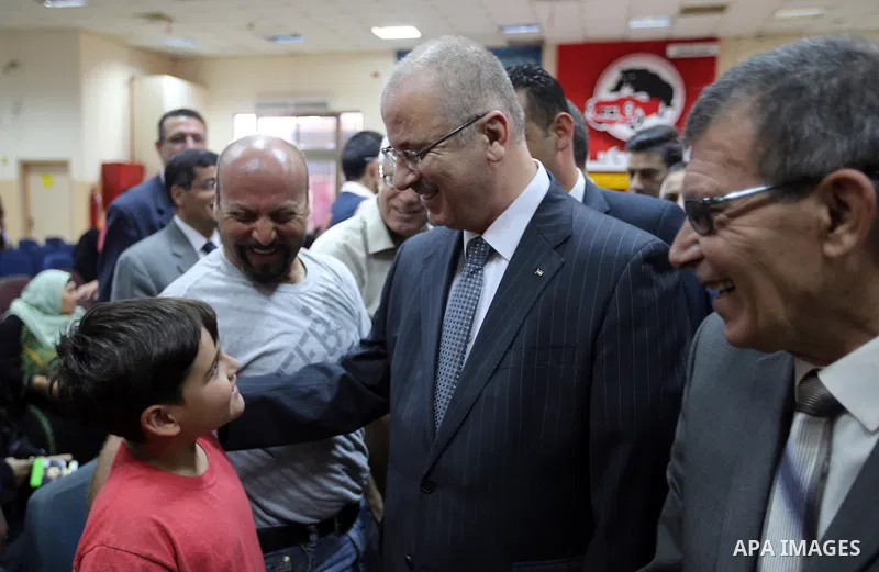 Palestinian Prime Minister, Rami Hamadallah, during his tour of Karama border crossing in the West Bank city of Jericho, on July 21, 2016. Photo by Prime Minister Office