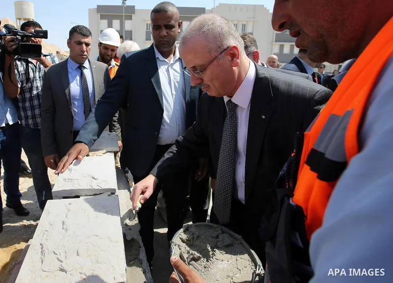 Palestinian Prime Minister, Rami Hamadallah, Inaugurates buildings and facilities of the Central Training Institute for Security Forces, during his tour in the West Bank city of Jericho, on July 21, 2016. Photo by Prime...