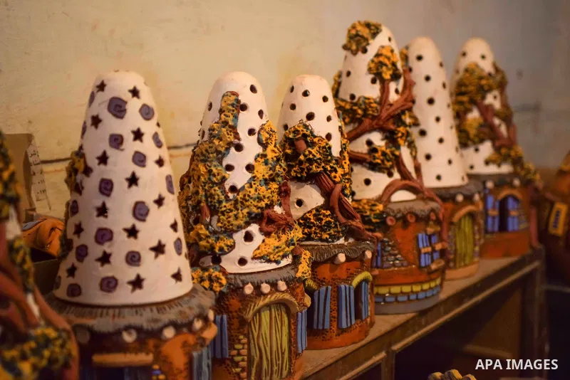Pottery vessels are seen drying at a pottery workshop in Cairo, on July 24, 2016. Pottery is an ancient and traditional craft in Egypt. Local workshops usually produce products such as bowls, pitchers, flower pots, and v...