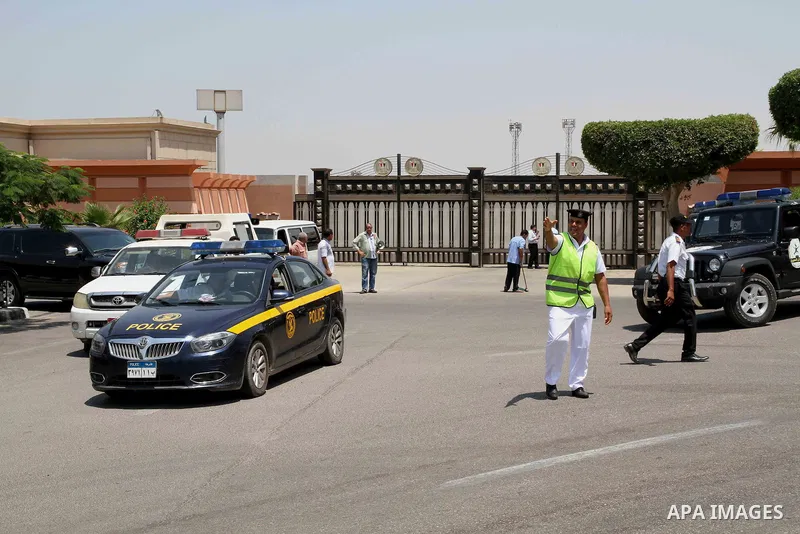 An ambulance transporting the body of nobel prize-winning Egyptian-American chemist Ahmed Zewail, leaves Cairo airport after his corpse arrived in Egypt on August 6, 2016 for his funeral. Zewail, who served as a science...