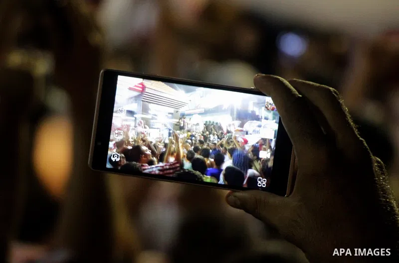 Fans of Zamalek football club celebrate winning the Egypt Cup after Egypt Cup final match against Al Ahli club in Borg El-Arab Stadium near Alexandria, Egypt, Aug 8,2016. Photo by Stringer