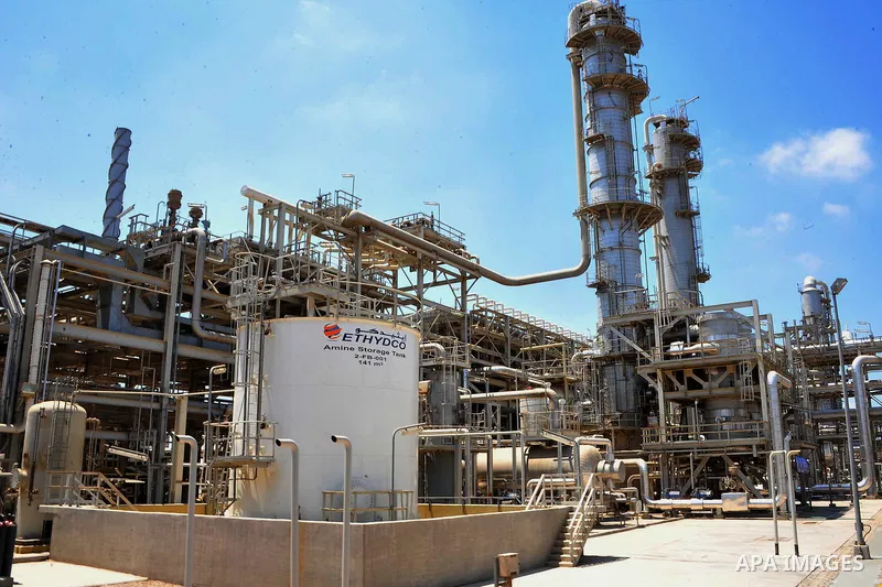 Egyptian President Abdel Fattah al-Sisi (not seen)atteds the opening of the petrochemical complex in Alexandria, Egypt, on August 13, 2016. Photo by Egyptian President Office