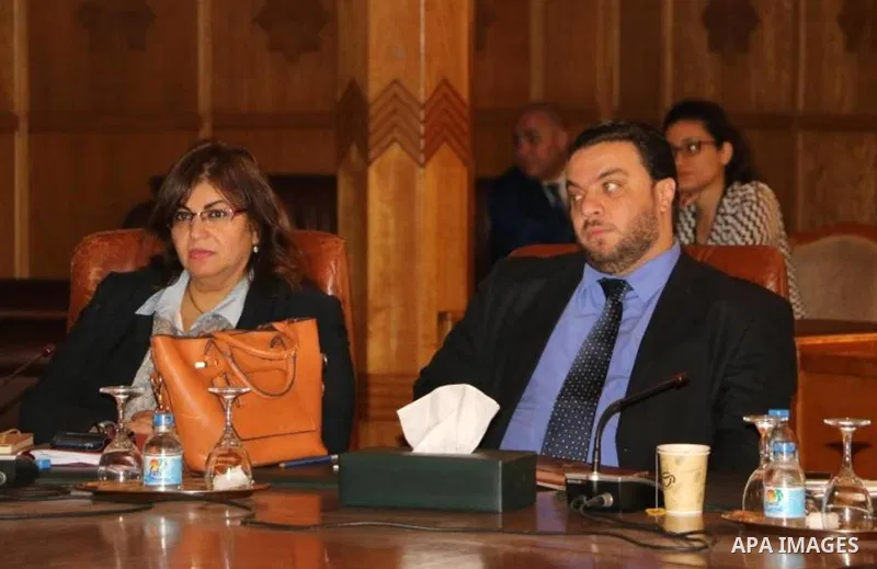 Representatives of the member states of the League of Arab States attend the meeting to mark the 47th anniversary of the burning of Al-Aqsa Mosque, at the Arab League headquarters, in Cairo, Egypt, on Aug. 21, 2016. Phot...